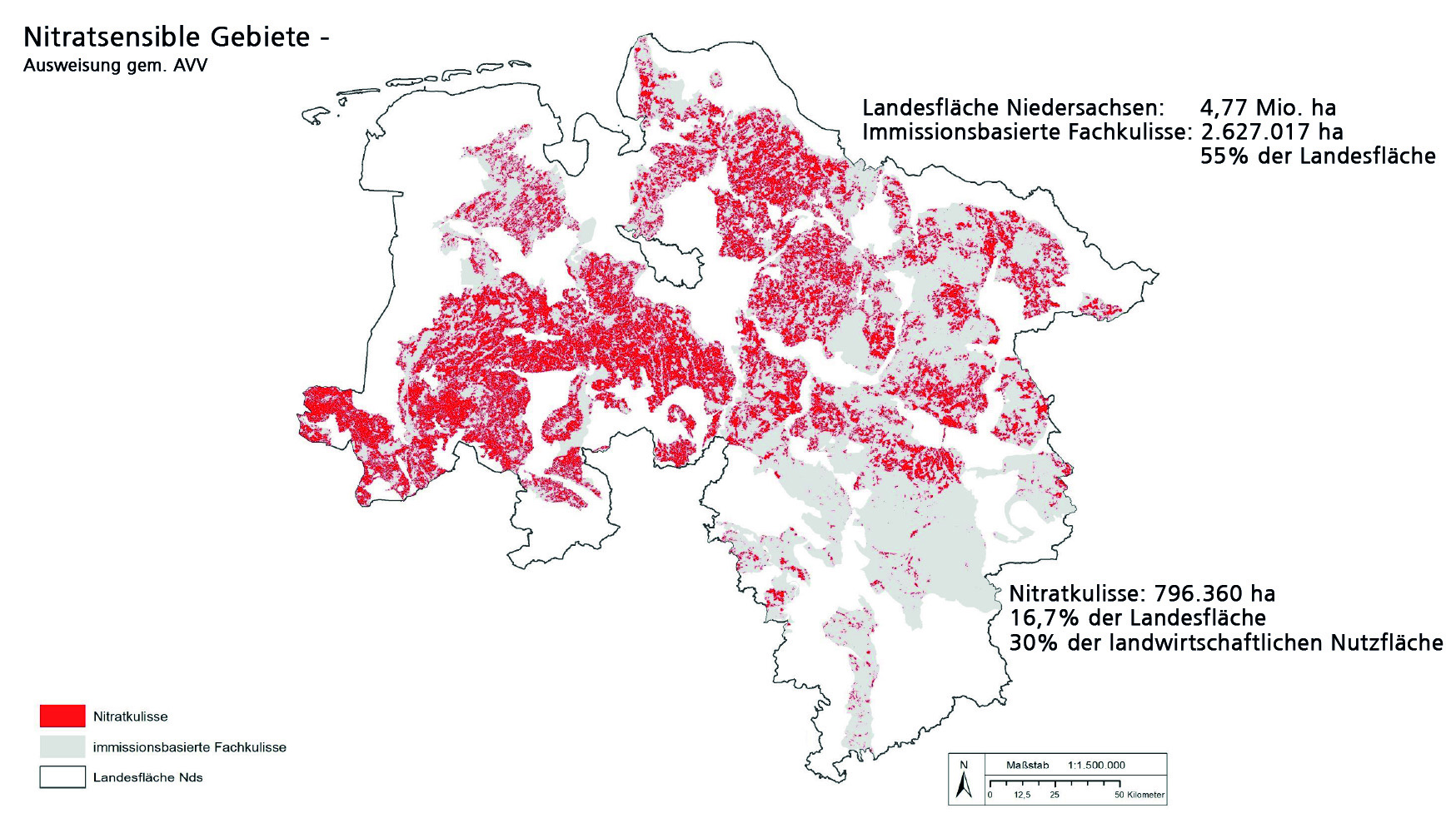 11 Fragen Und Antworten Zu Den Roten Gebieten Nds Ministerium Fur Umwelt Energie Bauen Und Klimaschutz